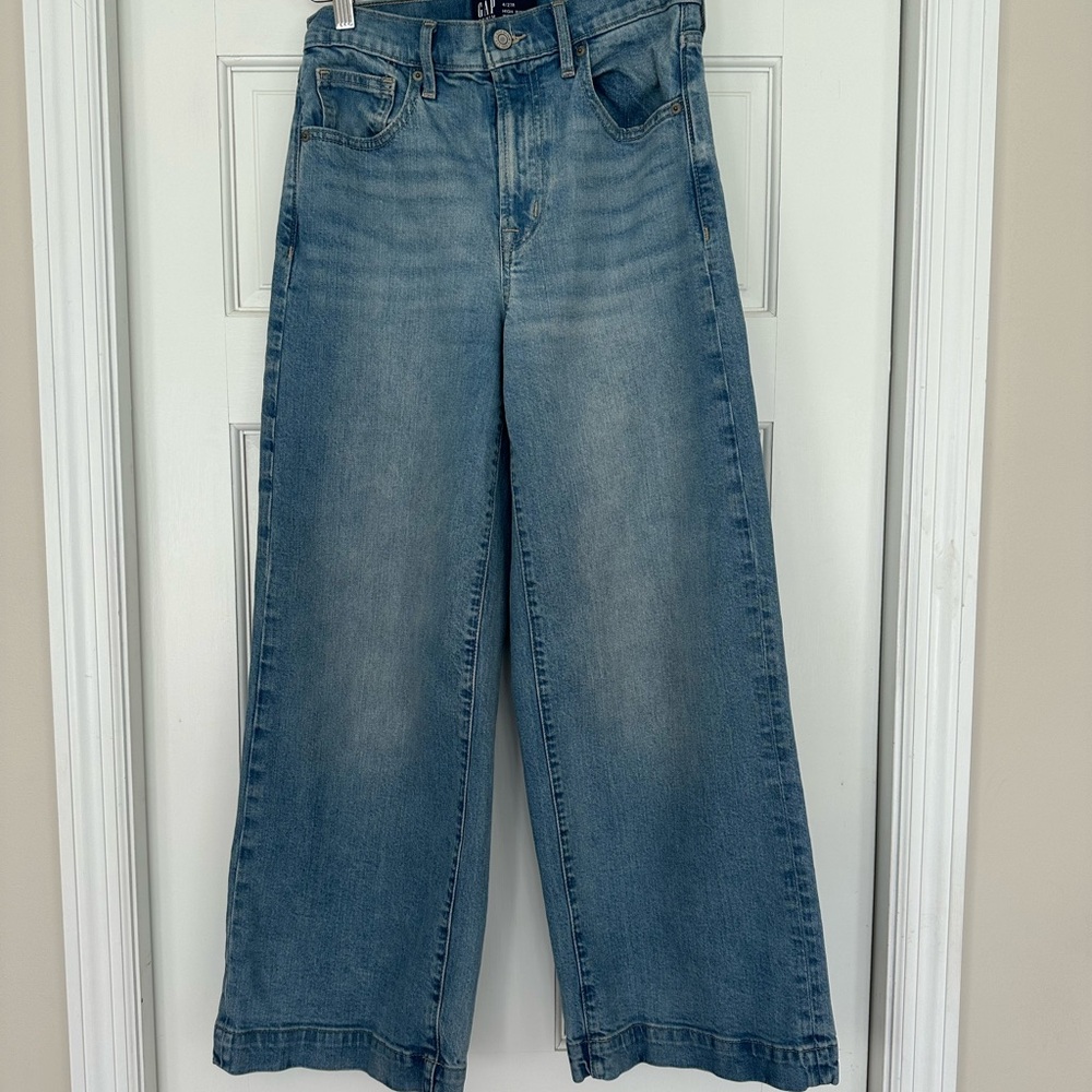 GAP Light Blue Wide Leg Jeans